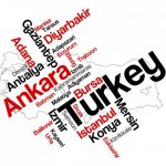 Turkey map and cities